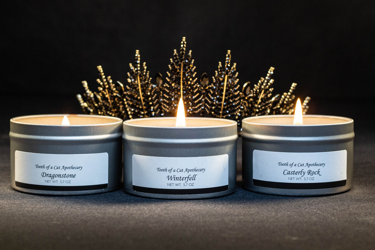 Game of Thrones Inspired Candle Set – Tooth Of A Cat