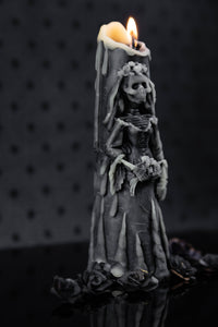 Corpse Bride Inspired Beeswax Candle