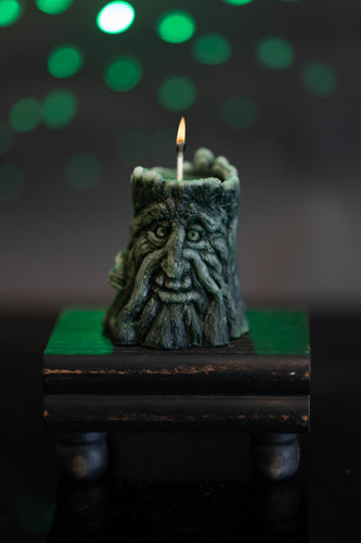 Green Man Candle