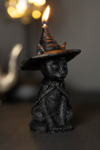 Load image into Gallery viewer, Witch Cat Beeswax Cadle