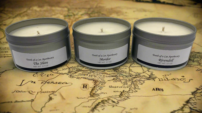 Lord of the Rings Inspired Candle Set