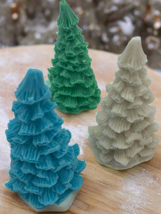 Tiny Christmas Tree Soap Set