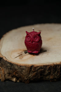 Owl Molded Candle