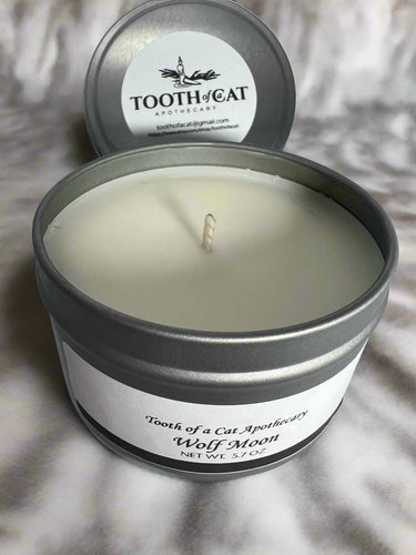 Wolf Moon Inspired Soy Candle